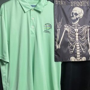 Oxford Golf Polo Shirt World Golf Championship Cadillac Green‎ Large